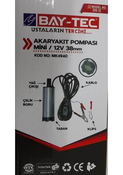 BAYTEC MK4940 AKARYAKIT POMPASI MİNİ 12 WT 38 MM