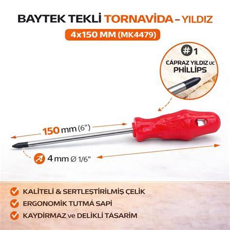 BAYTEC MK4479 TORNAVİDA YILDIZ 4X150
