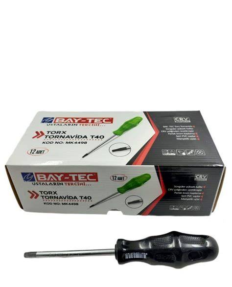 BAYTEC MK4498 TORX UÇLU TORNAVİDA T40