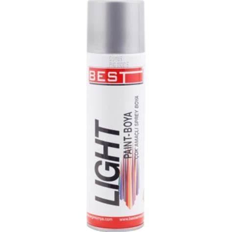 BEST LIGHT SPREY BOYA 250 ML GÜMÜŞ