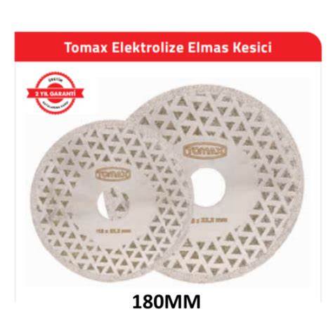 TOMAX ELEKTROLİZE ELMAS KESİCİ 180x22.2