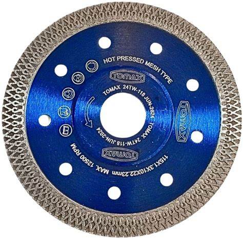 TOMAX ÇAPRAZ DİŞLİ MAVİ HASSAS KESME 180x1.8x22