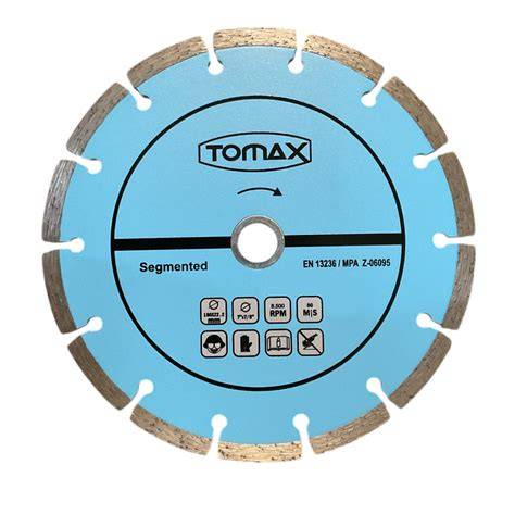 TOMAX SEGMENTLİ ELMAS KESİCİ 180x2.2x22
