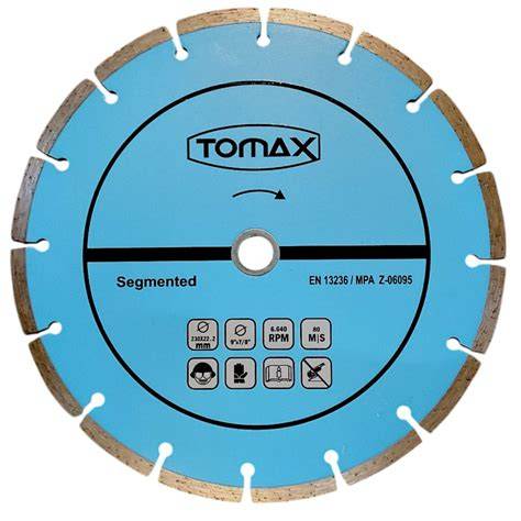 TOMAX SEGMENTLİ ELMAS KESİCİ 230x2.4x22