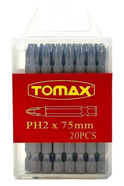 TOMAX TİTANYUM BİTS YILDIZ UÇ PH2 75 MM