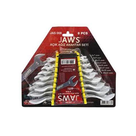 JAWS AÇIK AĞIZ ANAHTAR SETİ 8 Lİ JAS008
