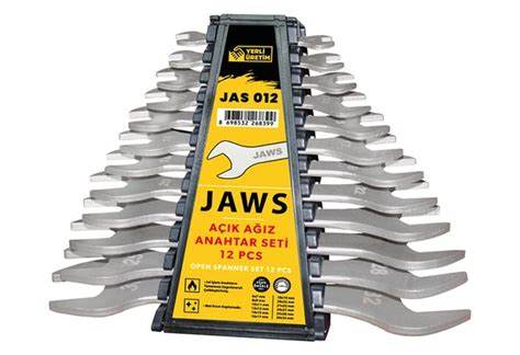 JAWS AÇIK AĞIZ ANAHTAR SETİ 12 Lİ JAS012