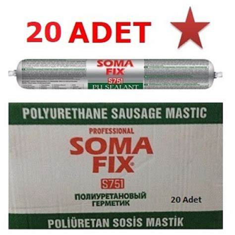 SOMAFİX P.U SOSİS MASTİK 600 ML GRİ S754