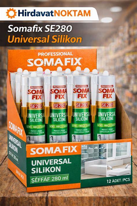 SOMAFİX SİLİKON 280 GR ŞEFFAF SE280