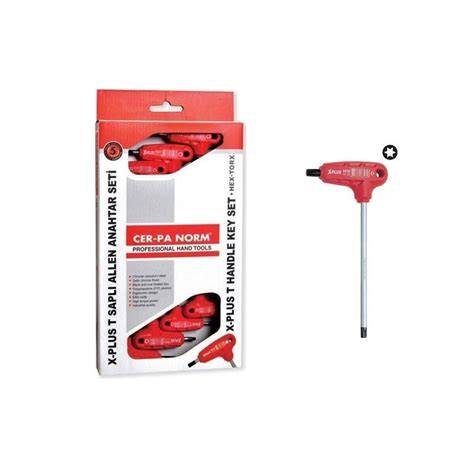 CERPA X PLUS T SAPLI TORX ALLEN ANAHTAR TKM 7 Lİ