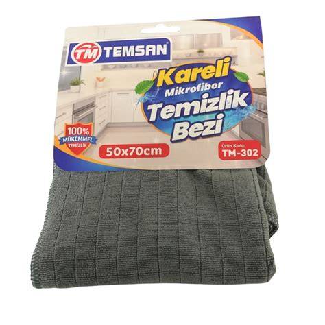 TEMSAN TEMİZLİK MİKROFİBER BEZ 50x70 CM TM-302