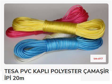 ÇAMAŞIR İPİ 20 MT PVC KAPLI TM-417