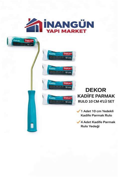 DEKOR KADİFE PARMAK RULO YEDEK 10 CM 1079