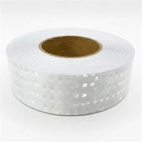 BEYAZ PETEKLİ REFLEKTİF BANT 50 MMx46 MT