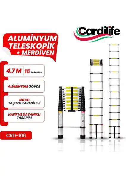 CARDİLİFE A TİPİ TELESKOPİK MERDİVEN 1.4(140 CM)