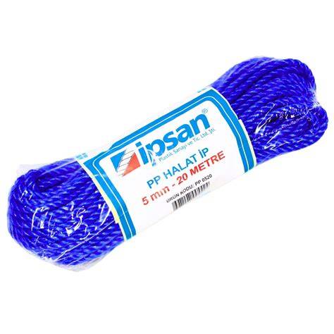 İPSAN PP HALAT BEYAZ/MAVİ/YEŞİL 5 MM 20 MT PP0520