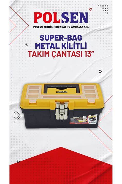 SUPER BAG METAL KİLİTLİ TAKIM ÇANTASI 13" ASR-2075