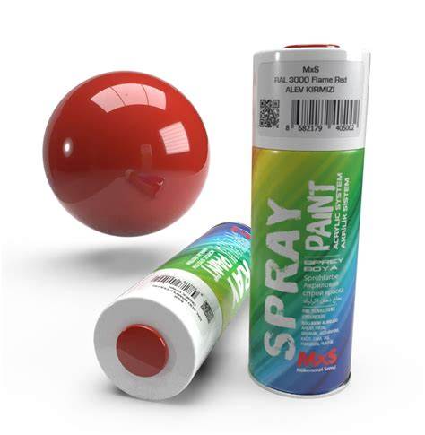 MXS SPREY BOYA 400 ML RAL3000 ALEV KIRMIZI