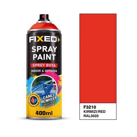 MXS SPREY BOYA 400 ML RAL3020 TRAFİK KIRMIZI