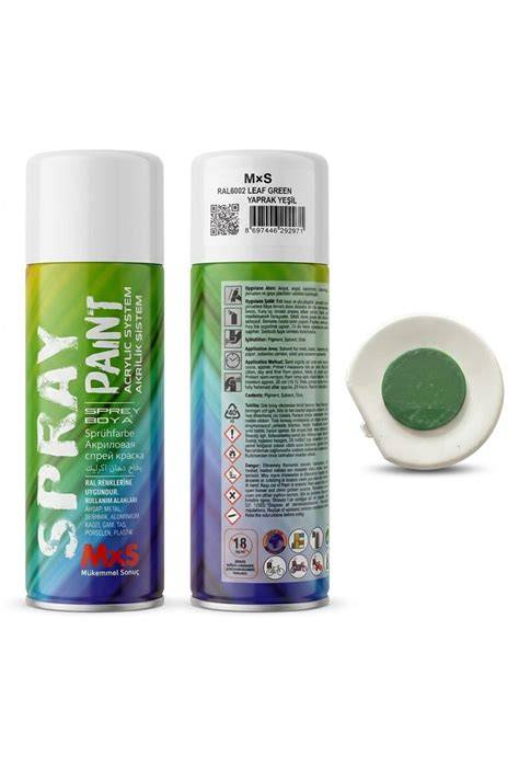 MXS SPREY BOYA 400 ML RAL6002 YAPRAK YEŞİLİ