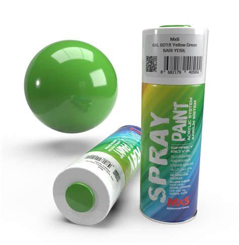 MXS SPREY BOYA 400 ML RAL6018 SARI YEŞİL