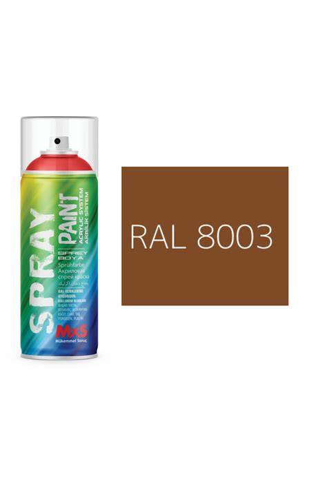 MXS SPREY BOYA 400 ML RAL8003 KİL KAHVE
