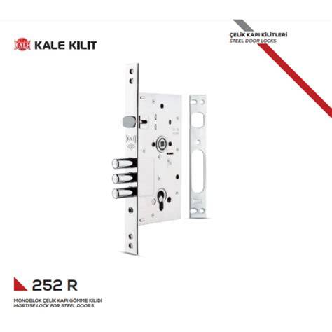 KALE MONOBLOK ÇELİK KAPI KİLİDİ 252R/SN NİKEL