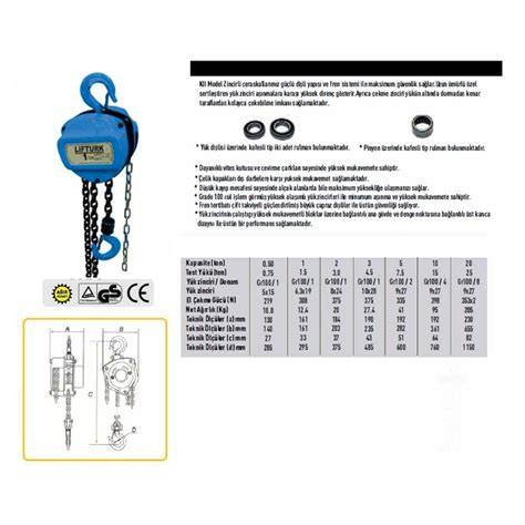 ZİNCİRLİ CERASKAL 3 TON 3 MT