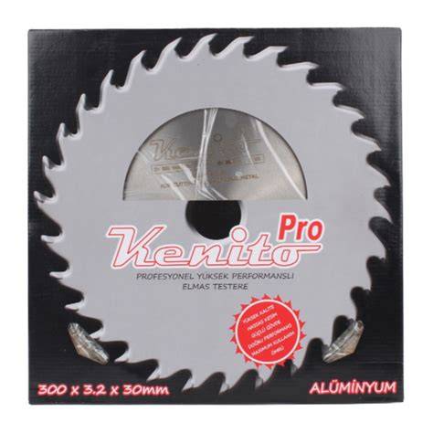 KENİTO ALÜMİNYUM DAİRE TESTERE 300X30X3.2X2.4X96T