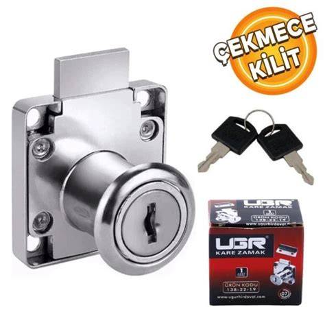 UGR ÇEKMECE KİLİDİ KARE 138-22 (EKO)