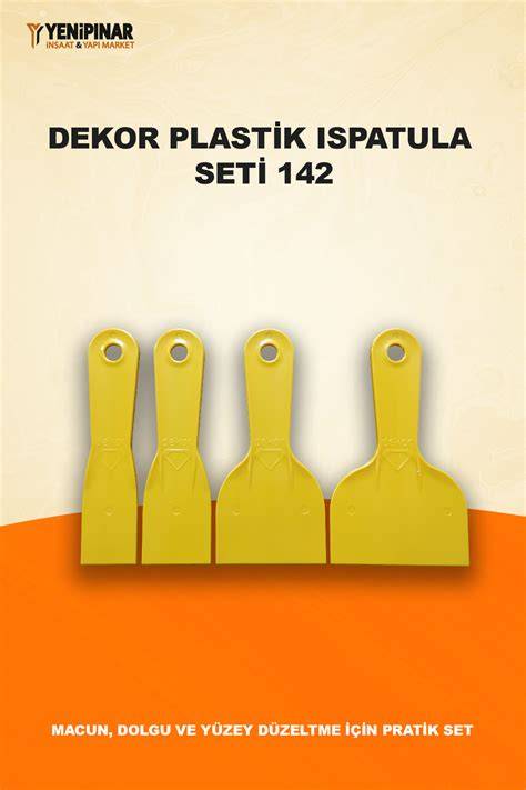 HASSAN PLASTİK ISPATULA SETİ 4 PARÇA KOD:142