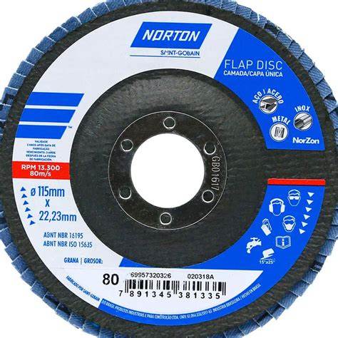 NORTON FLAP DİSK AO 115X22 80 KUM