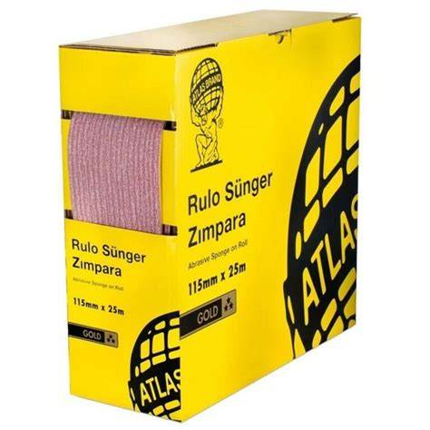 ATLAS RULO SÜNGER ZIMPARA GOLD 115 MMX25MT 240 KUM