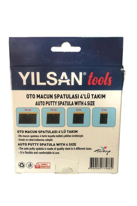 YILSAN OTO MACUN ISPATULASI 4LÜ TAKIM