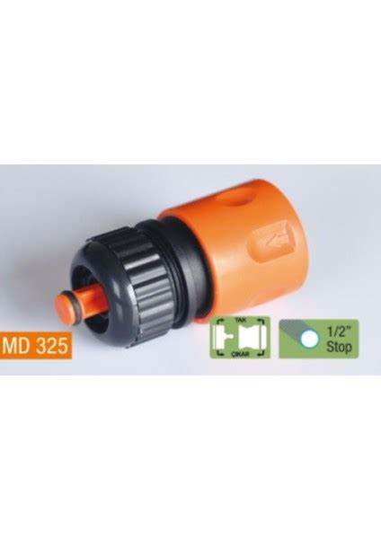 MEDALYAN STOPLU HORTUM ADAPTÖRÜ 1/2" MD-325