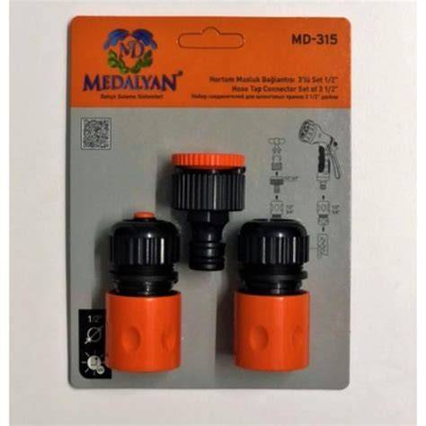 MEDALYAN HORTUM MUSLUK BAĞLANTISI 3LÜ 1/2 MD-315