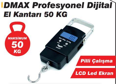 DMAX DMX4219 DİJİTAL EL KANTAR PROFESYONEL (50 KG)