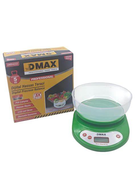 DMAX DMX4222 DİJİTAL HASSAS TERAZİ HAZNELİ 5 KG