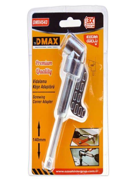 DMAX DMX4543 VİDALAMA KÖŞE ADAPTÖRÜ