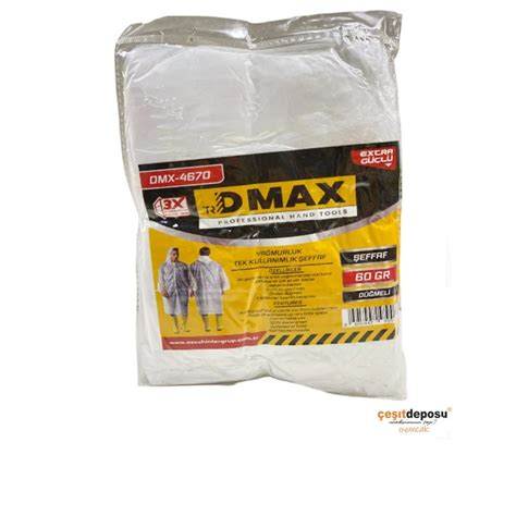DMAX DMX4670 TEK KULLANIMLIK YAĞMURLUK ŞEFFAF