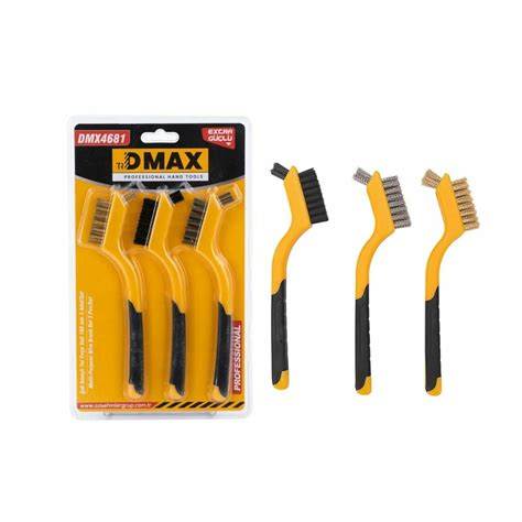 DMAX DMX4681 ÇOK AMAÇLI TEL FIRÇA SETİ 3 PARÇA