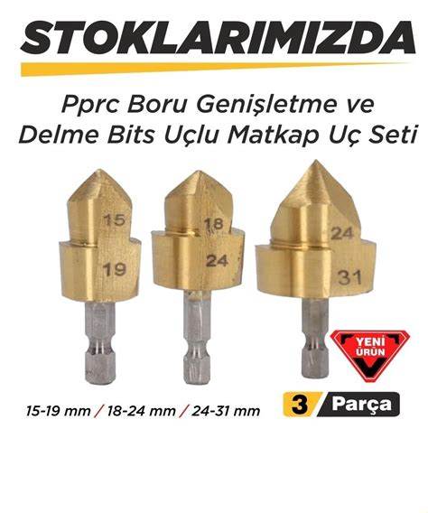 DMAX DMX4760 PPRC BORU GENİŞLETME VE DELME UÇ SETİ