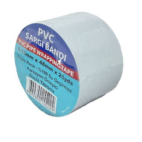 PVC KANAL (SARGI) BANTI BEYAZ 48 MMx25 YDS (23 MT)
