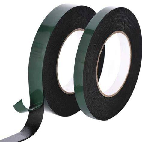 ÇİFT TARAFLI KÖPÜK BANT YEŞİL-SİYAH 15X10 MT