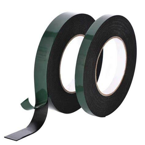 ÇİFT TARAFLI KÖPÜK BANT YEŞİL-SİYAH 30X10 MT