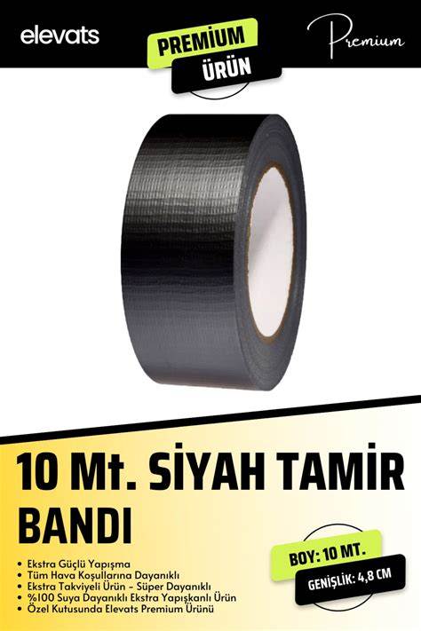 TAMİR BANTI 48x10 MT SİYAH