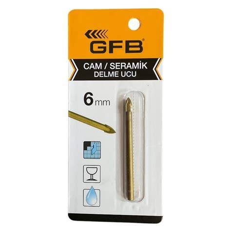 GFB CAM-SERAMİK DELME UNIVERSAL MAT.UCU 6 MM 4602