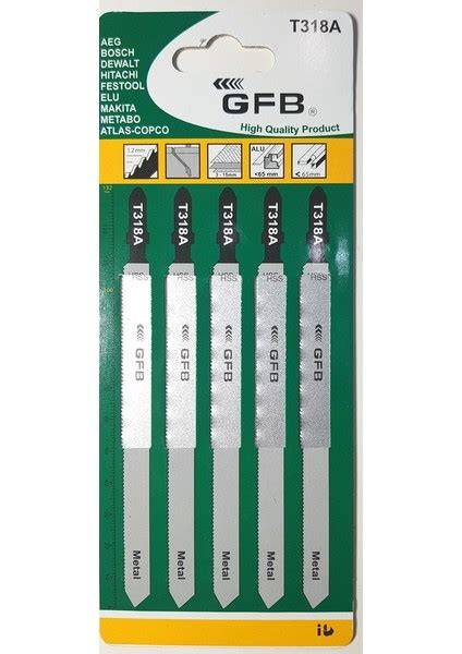 GFB UZUN KESİM METAL DEKUPAJ BIÇAĞI T318A