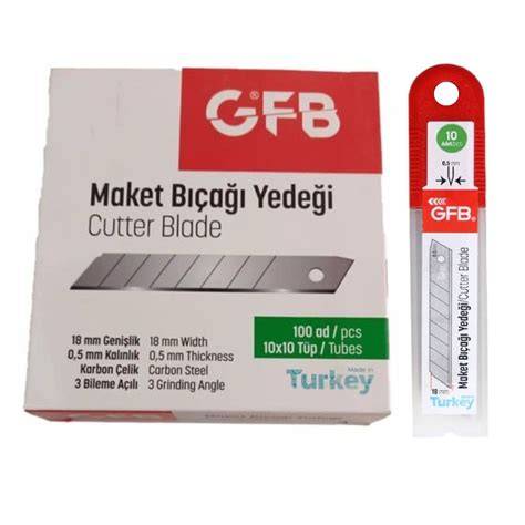 GFB MAKET BIÇAĞI YEDEĞİ GENİŞ SK-PRO KOD:4522 KORE