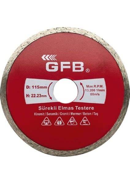 GFB SÜREKLİ TURBO ELMAS MERMER GRANİT KESME 115 MM
